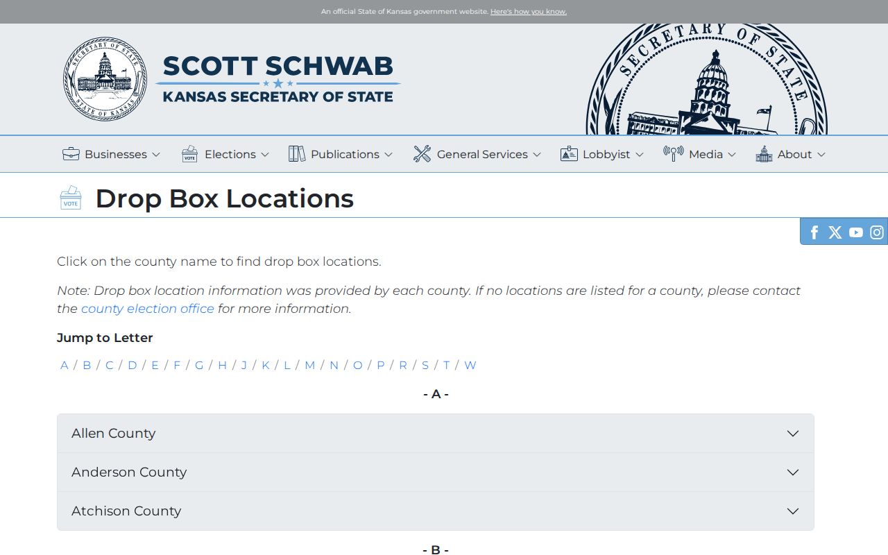 Official state listing for Maple Hill City Hall court record routing