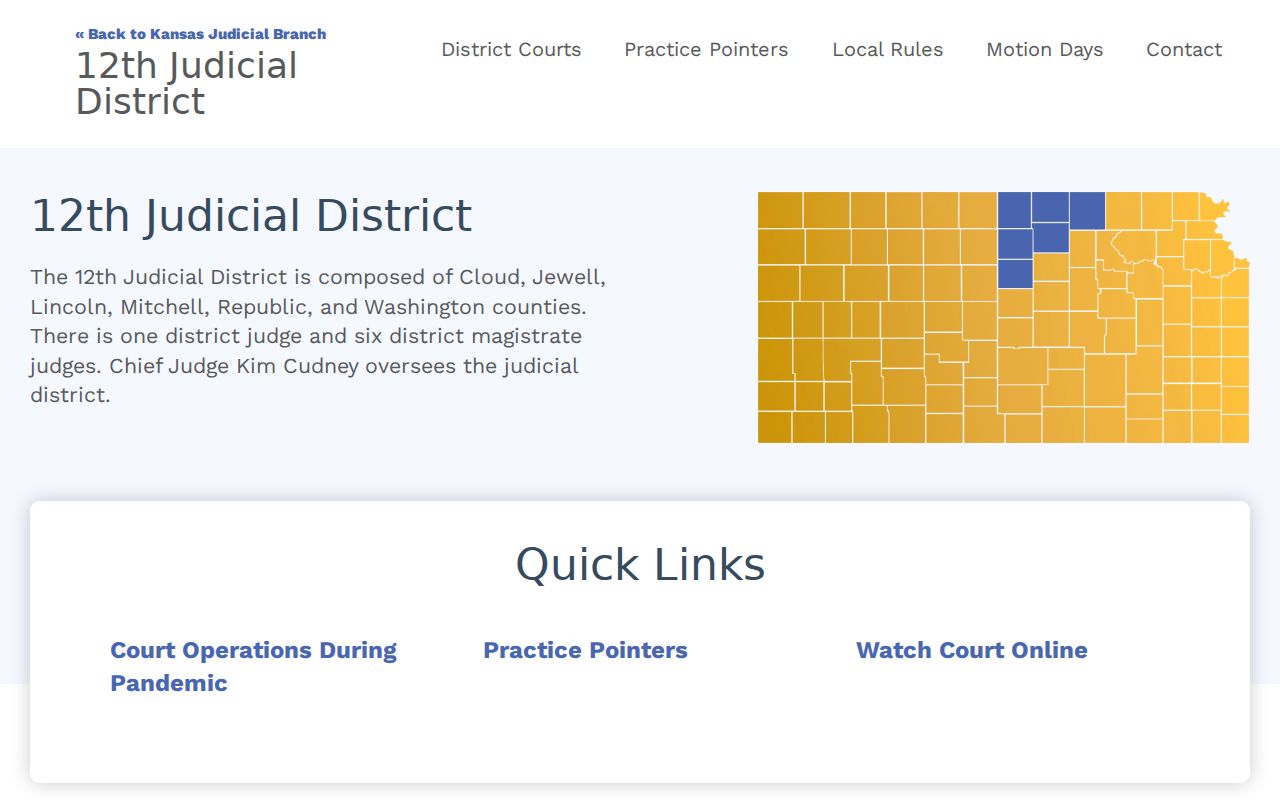 Wabaunsee County court docket judicial resources